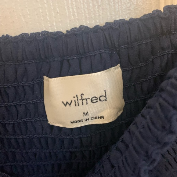 Aritzia Wilfred Eldorado Dress in Navy - Size M Medium - Picture 5 of 12